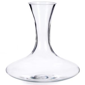 Glazen wijn karaf / decanteer kan 1,4 liter 21 x 21 cm