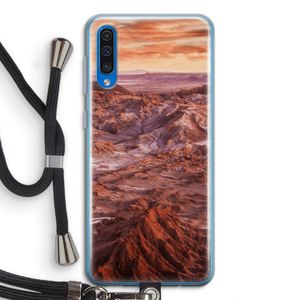 Mars: Samsung Galaxy A50 Transparant Hoesje met koord