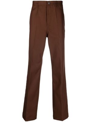 Valentino Garavani pantalon ample à coutures ton sur ton - Marron