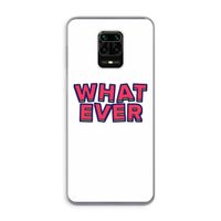 Whatever: Xiaomi Redmi Note 9 Pro Transparant Hoesje