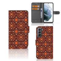 Samsung Galaxy S21 FE | Telefoon Hoesje | Batik Brown