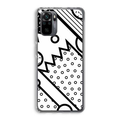 Pop Art #4: Xiaomi Redmi Note 10 Pro Transparant Hoesje