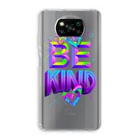 Be Kind: Xiaomi Poco X3 NFC Transparant Hoesje