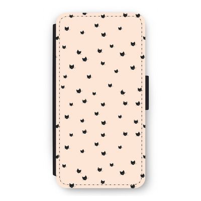 Kleine kattenkopjes: iPhone 12 Flip Hoesje