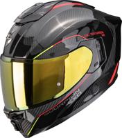 SCORPION EXO-1500 Air Carbon Mundi, Integraalhelm, Zwart-Rood-Geel