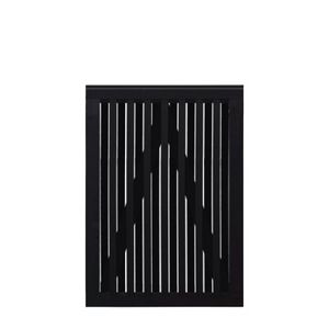 Zwart Houten Tuinpoort Nagano 100 x 140 CM