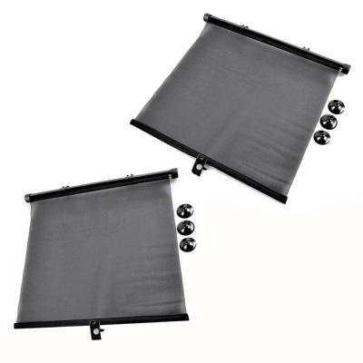 ProPlus Auto rolgordijnen - set van 2x st - 54 x 45 cm - voor zijramen - zonnescherm