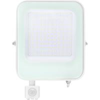 LED Bouwlamp 100W met Bewegingssensor - Schijnwerper 6500K IP65 Waterdicht