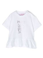 PUCCI Junior t-shirt à imprimé Fish - Blanc