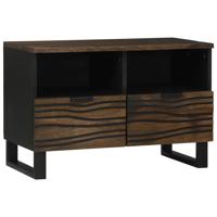 TV-kast met lade Bruin 70 x 33 x 46 cm massief mangohout