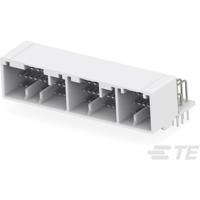 TE Connectivity 353830-5 Male header, inbouw (standaard) Inhoud: 1 stuk(s) Tube