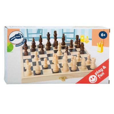 Small Foot houten schaakspel