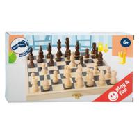 Small Foot houten schaakspel