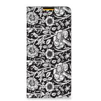 Samsung Galaxy M52 Smart Cover Black Flowers