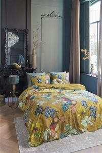 Beddinghouse Beddinghouse x Van Gogh Museum Partout des Fleurs - Gold 200x200/220 cm