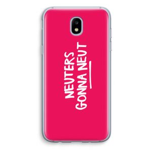 Neuters (roze): Samsung Galaxy J5 (2017) Transparant Hoesje