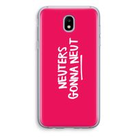 Neuters (roze): Samsung Galaxy J5 (2017) Transparant Hoesje