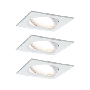 Paulmann 93678 LED-inbouwlamp Set van 3 stuks 18 W Wit (mat)