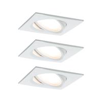 Paulmann 93678 LED-inbouwlamp Set van 3 stuks 18 W Wit (mat)