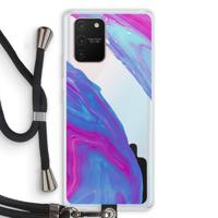 Zweverige regenboog: Samsung Galaxy S10 Lite Transparant Hoesje met koord - thumbnail