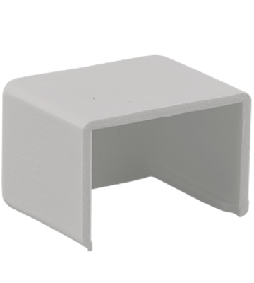 Eindstuk kabelgoot wit 10x10mm RAL 9010 Canalit 917910 (per zakje)