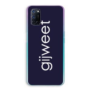 Gijweet: Oppo A72 Transparant Hoesje