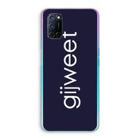 Gijweet: Oppo A72 Transparant Hoesje