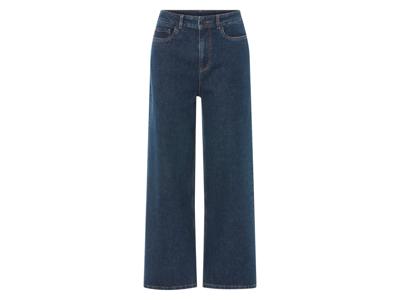 esmara Dames jeans - Wide Leg (Donkerblauw, 36)