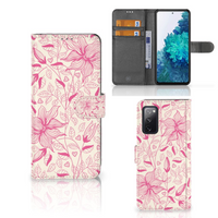 Samsung Galaxy S20 FE Hoesje Pink Flowers