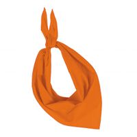 Oranje hals zakdoeken bandana style   -