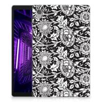 Lenovo Tab M10 HD (2de generatie) | Siliconen hoesje | Black Flowers