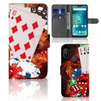 Xiaomi Mi A2 Lite | Wallet Case | met Pasjes | Casino
