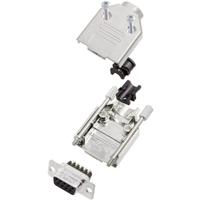 Amphenol L17DTPK-M-15+L77DA15SST D-sub female connectorset 180 ° Aantal polen: 15 Schroeven 1 stuk(s)