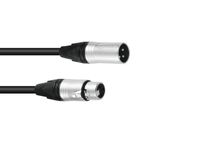 PSSO DMX cable XLR 3pin 10m bk Neutrik - thumbnail