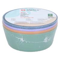 Gekleurde Kommen, 4dlg.