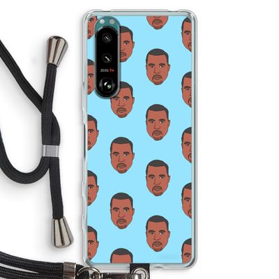 Kanye Call Me?: Sony Xperia 5 III Transparant Hoesje met koord