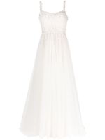 Jenny Packham Astrid embellished-tulle bridal gown - Blanc