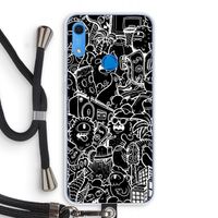 Vexx Black City : Huawei Y6s Transparant Hoesje met koord