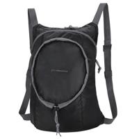 Nylon waterdichte opvouwbare rugzak vrouwen mannen reizen Portable comfort lichtgewicht opslag vouwen tas (zwart)