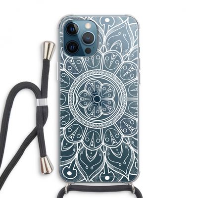 Roses Are Red: iPhone 12 Pro Max Transparant Hoesje met koord
