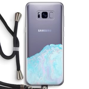 Fantasie pastel: Samsung Galaxy S8 Transparant Hoesje met koord