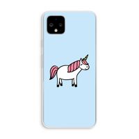 Eenhoorn: Pixel 4 XL Transparant Hoesje