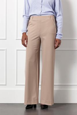 Studio Anneloes Lexie Bonded Trousers 94801 Broek 2200 Latte