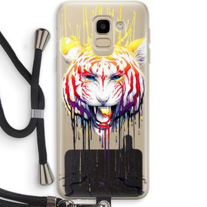 Fading: Samsung Galaxy J6 (2018) Transparant Hoesje met koord