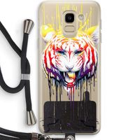 Fading: Samsung Galaxy J6 (2018) Transparant Hoesje met koord