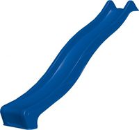Glijbaan blauw 300cm voor houten speeltoestellen - thumbnail