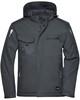 James & Nicholson JN824 Craftsmen Softshell Jacket -STRONG- - Black/Black - 4XL