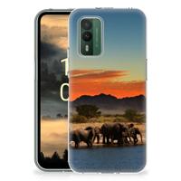 Nokia XR21 | TPU Hoesje | Olifanten