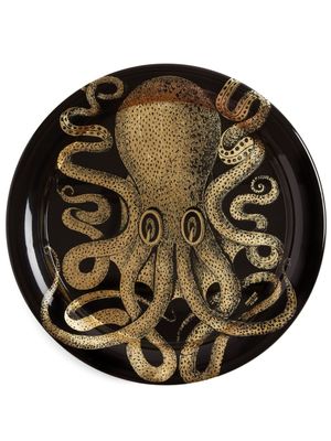 Fornasetti plateau Polipo peint à la main (60 cm) - Noir