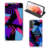 Samsung Galaxy S21 Stand Case Funky Triangle - thumbnail